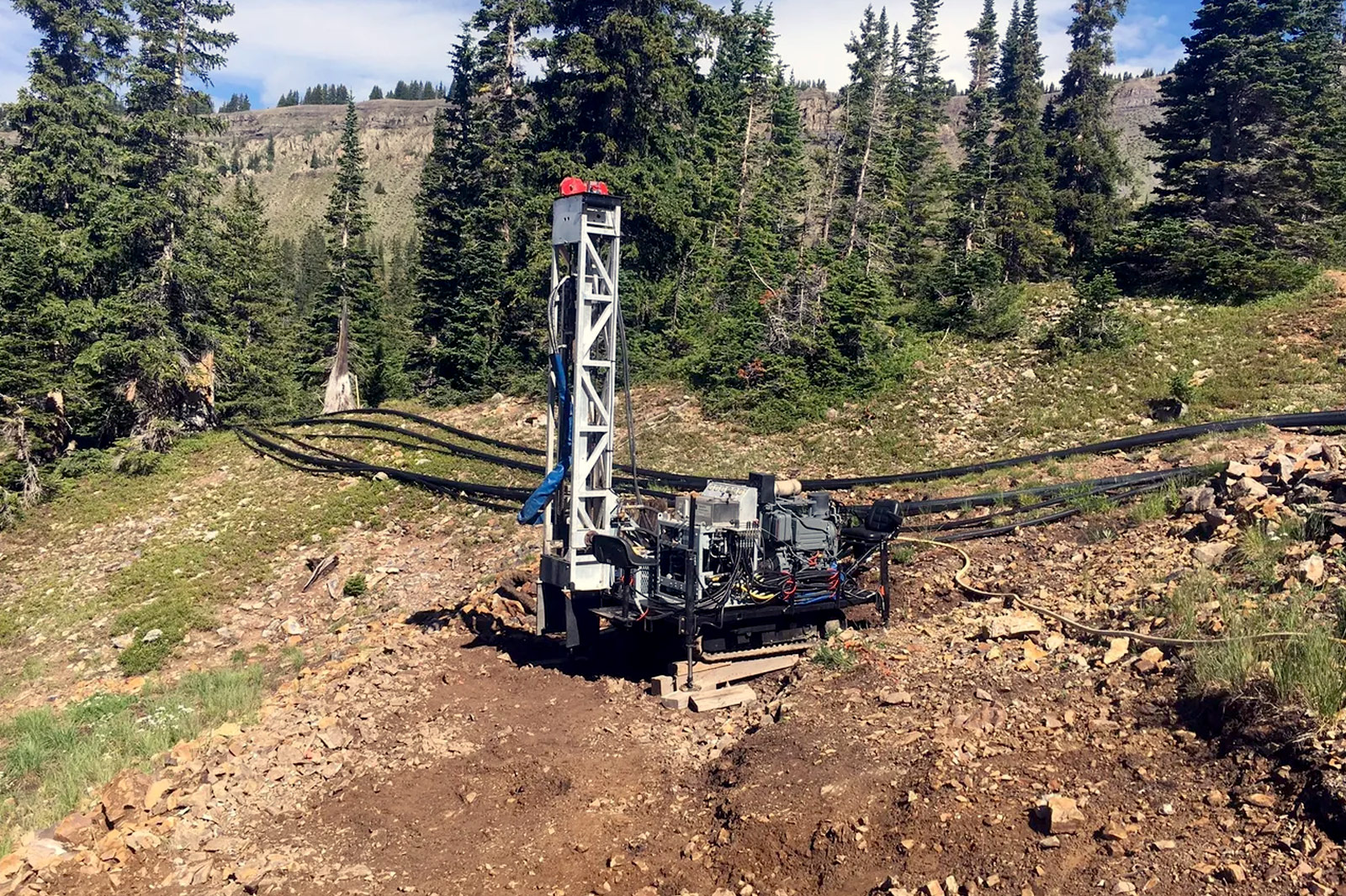 Water monitoring wells, Standard Mine, Crested Butte, Colorado