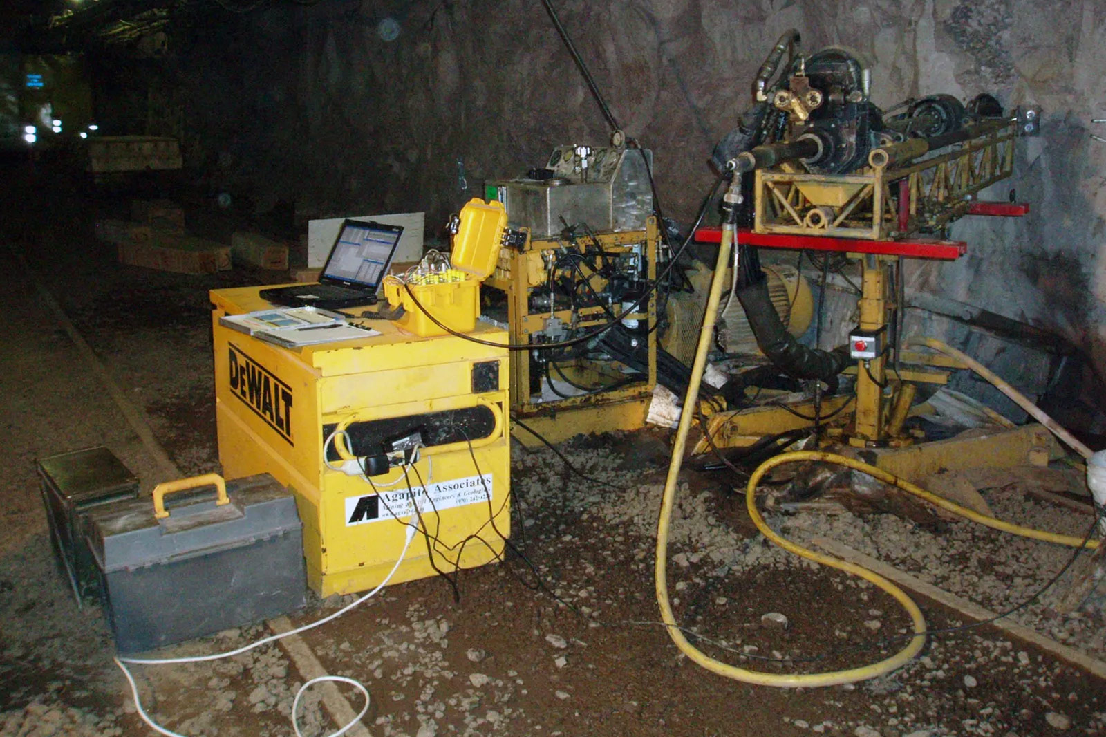 Overcoring stress measurements, Resolution Copper Mine, Superior, Arizona