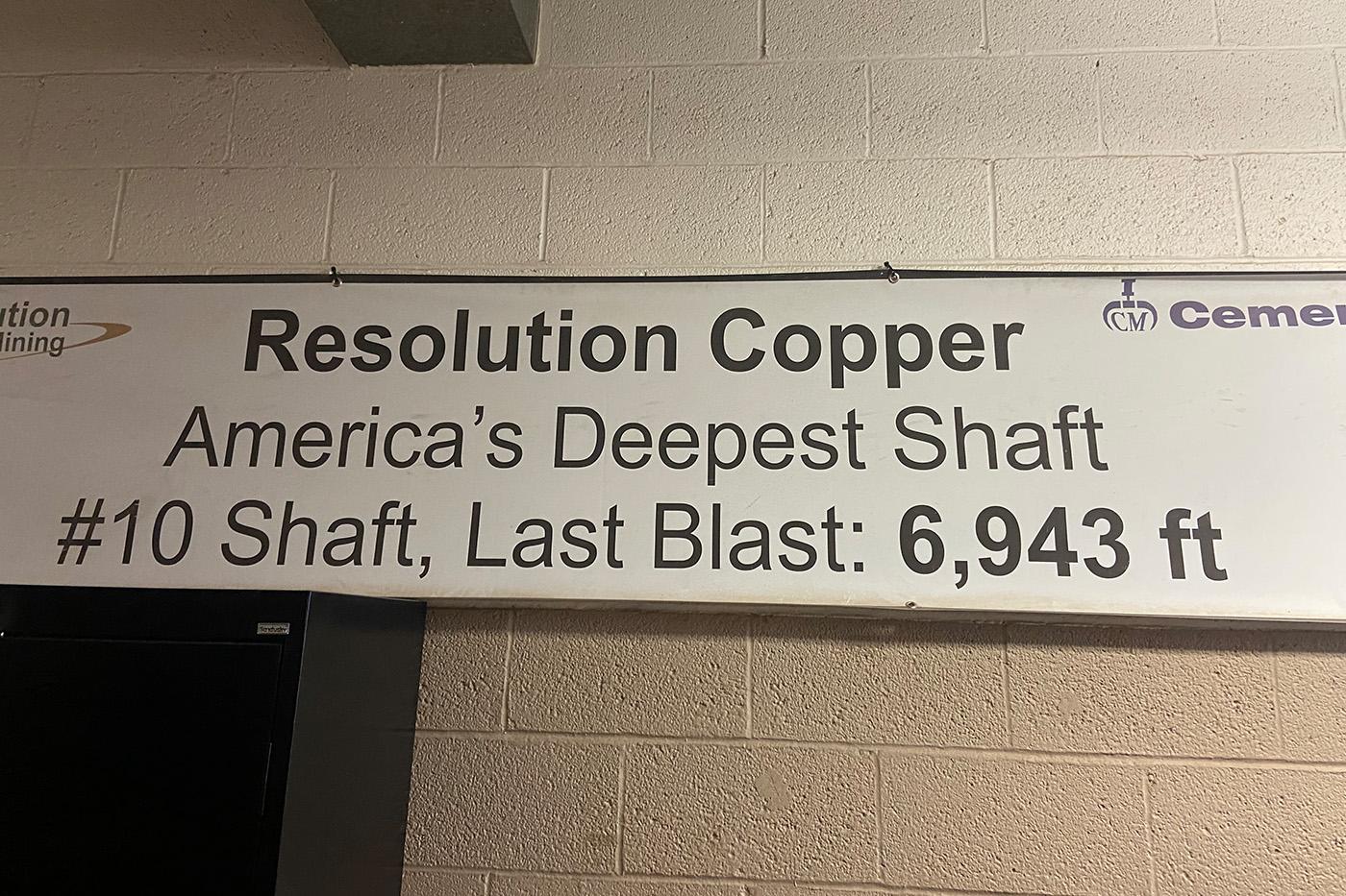 Overcoring stress measurements at Resolution Copper